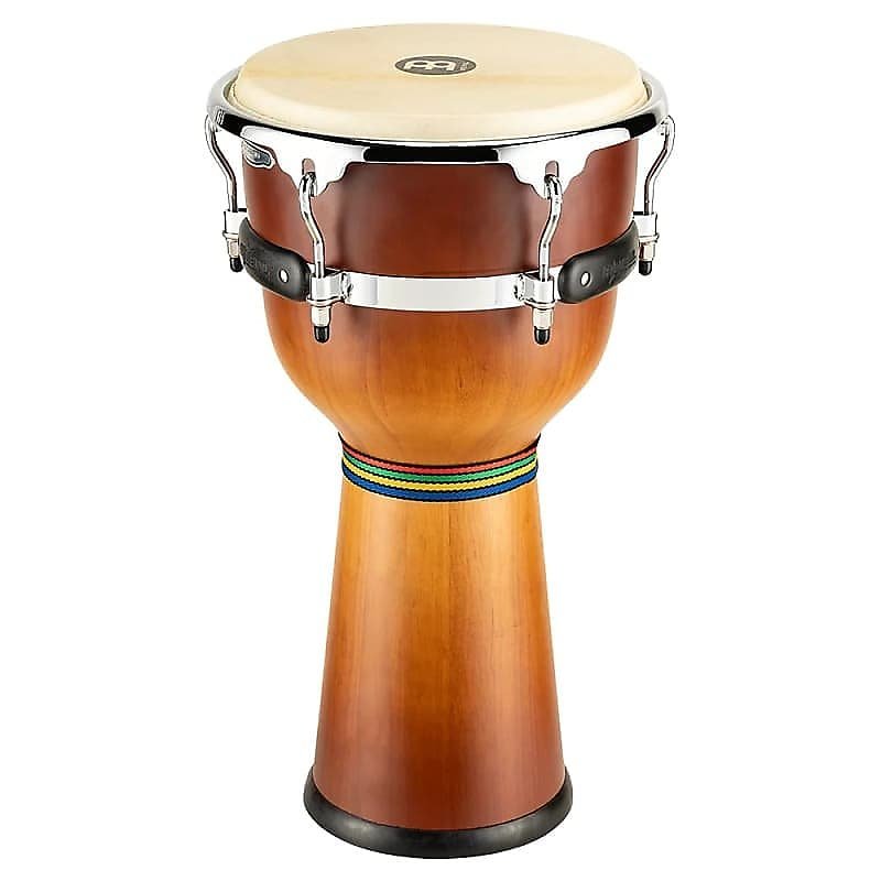 Meinl DJW3GAB-M Djembe de madera de 12" Floatune Series Gold Amber Sunburst